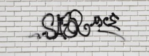 Hässliches Graffiti